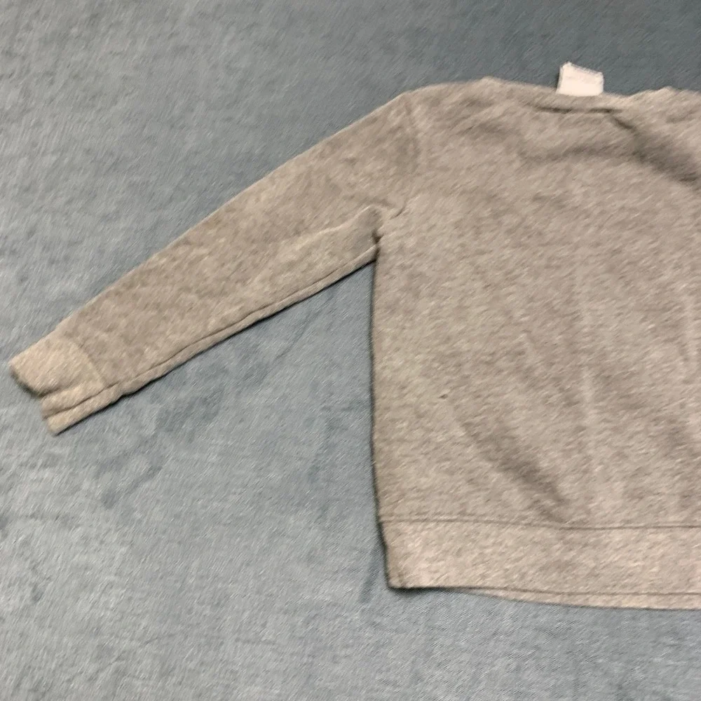 Nike Sweatshirt Toddler Boys 3T Heather Gray Long Sleeve Logo Graphic Pullover